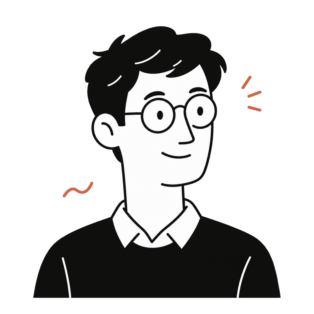 Illustrated portrait of Alex